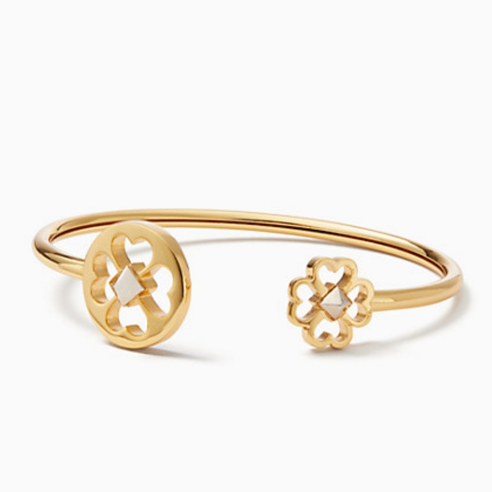 SALE HPπ Kate Spade Spades & Studs Cuff Bangle - Picture 2 of 6